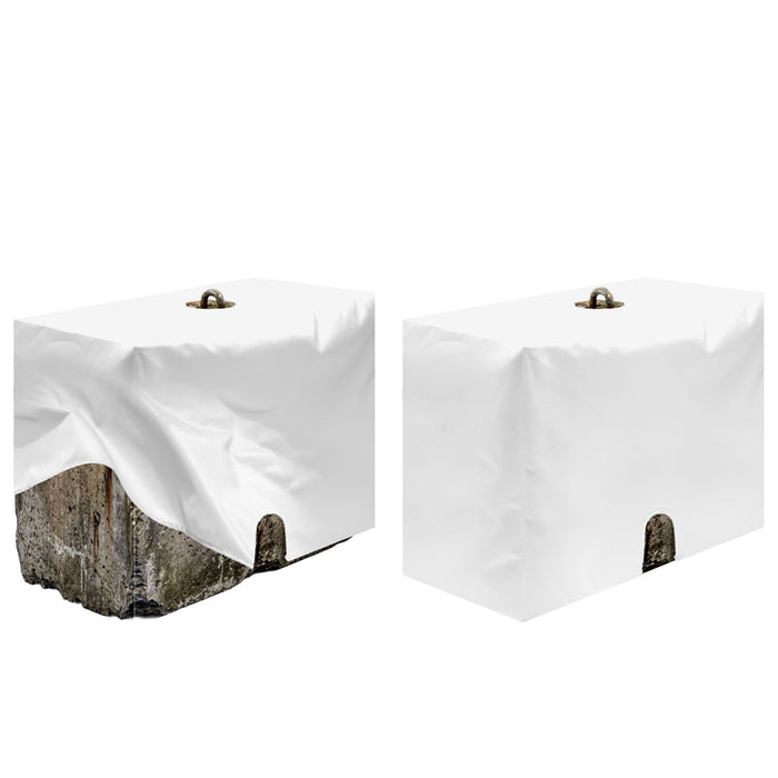 G128 2 Pack Tent Block Cover 20x40x29.5 Inch