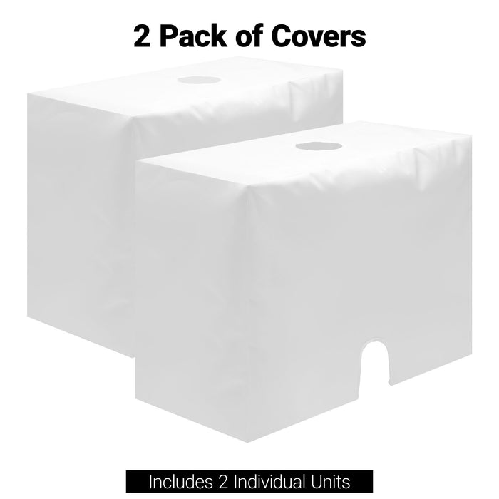 G128 2 Pack Tent Block Cover 20x40x29.5 Inch