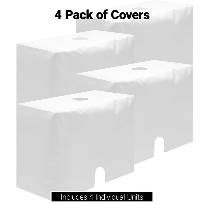 G128 4 Pack Tent Block Cover 20x40x29.5 Inch