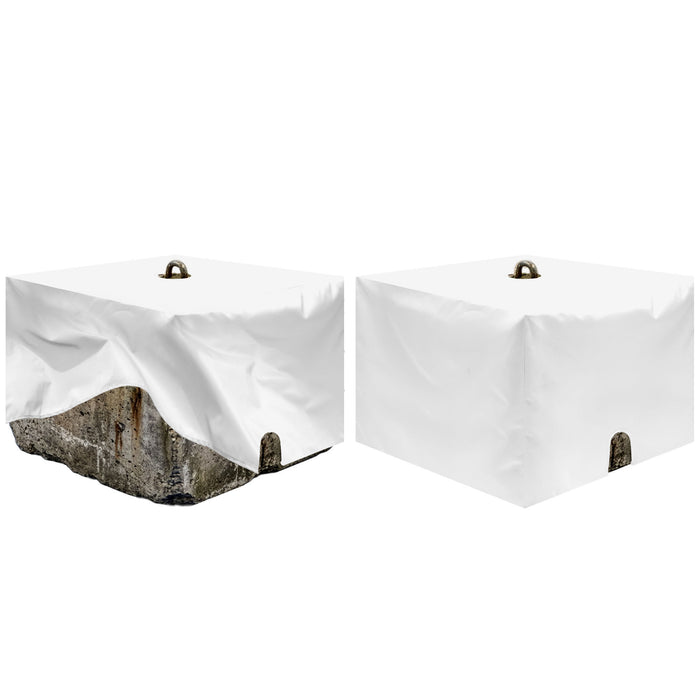 G128 2 Pack Tent Block Cover 40x40x29.5 Inch