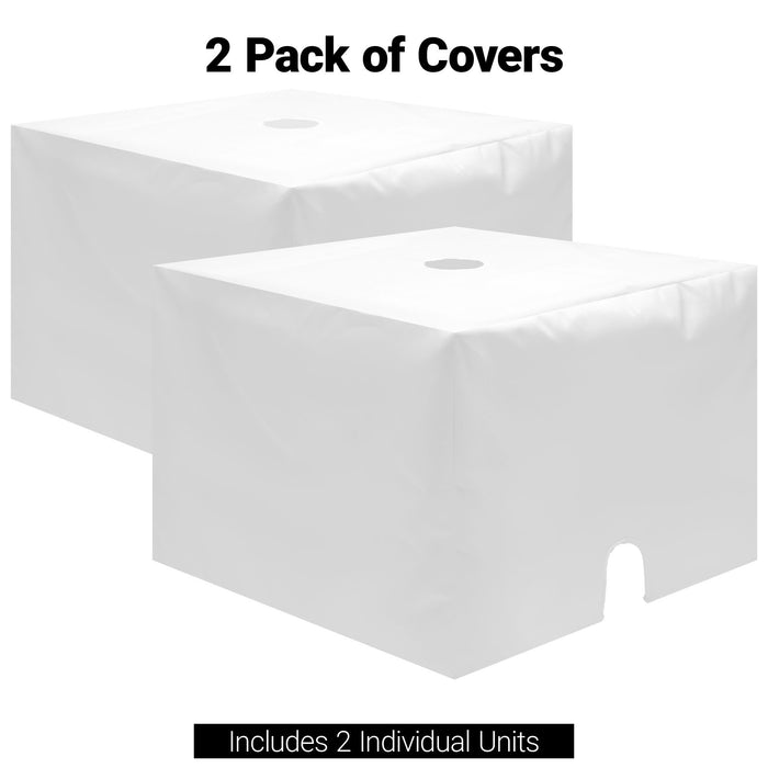 G128 2 Pack Tent Block Cover 40x40x29.5 Inch
