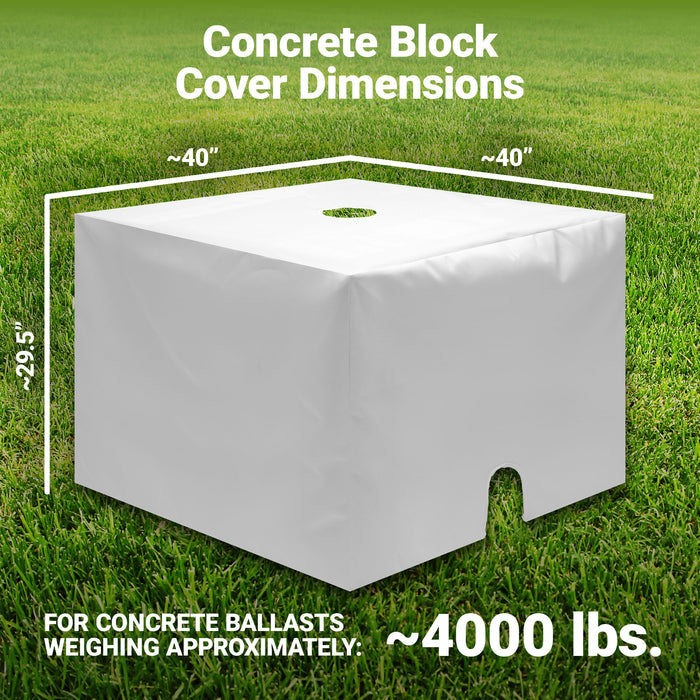 G128 2 Pack Tent Block Cover 40x40x29.5 Inch