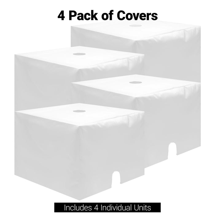 G128 4 Pack Tent Block Cover 40x40x29.5 Inch