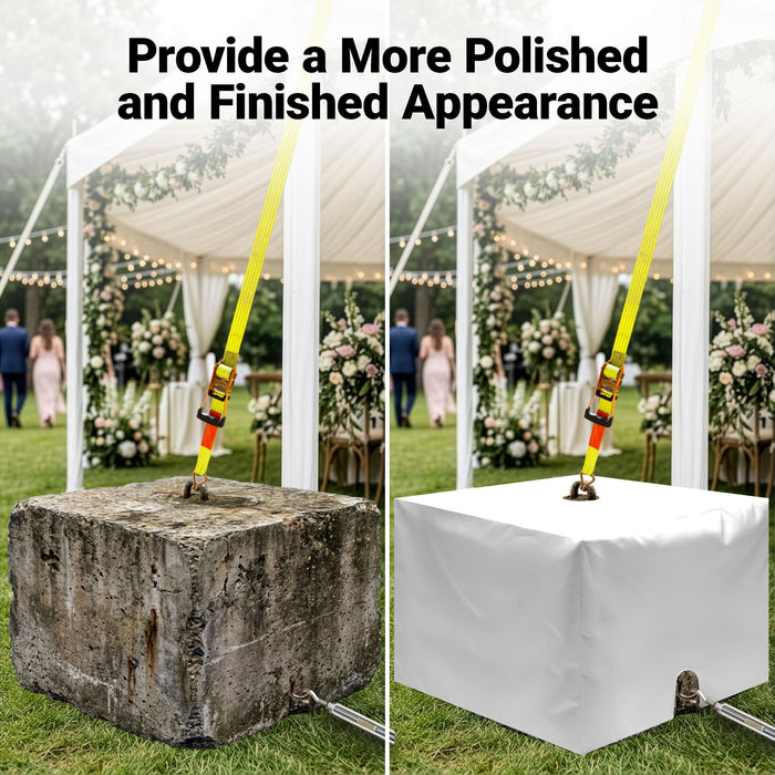 G128 4 Pack Tent Block Cover 40x40x29.5 Inch