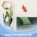 G128 red gecko lizard metal wall art hanging decor, 9 inch nominal size