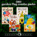 G128 set of 4 patriotic and seasonal gnomes garden flags, 12x18 inch, photo 5