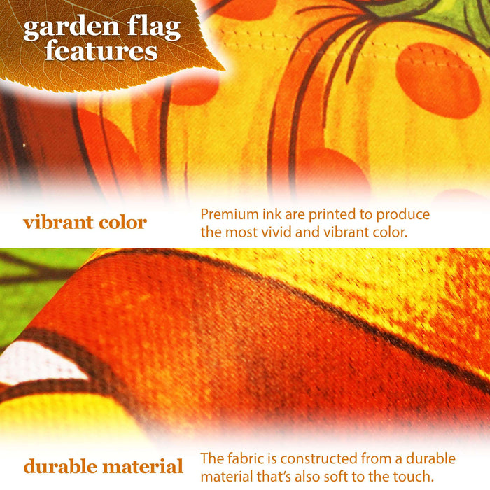 G128 36x16IN Garden Flag Stand & 12x18 Welcome Fall Football Flag Kit