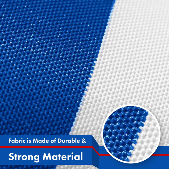 G128 5 Pack: El Salvador USA Friendship Flag | 3x5 Ft | LiteWeave Pro Series Printed 150D Polyester | Specialty Flag, Indoor/Outdoor, Vibrant Colors, Brass Grommets
