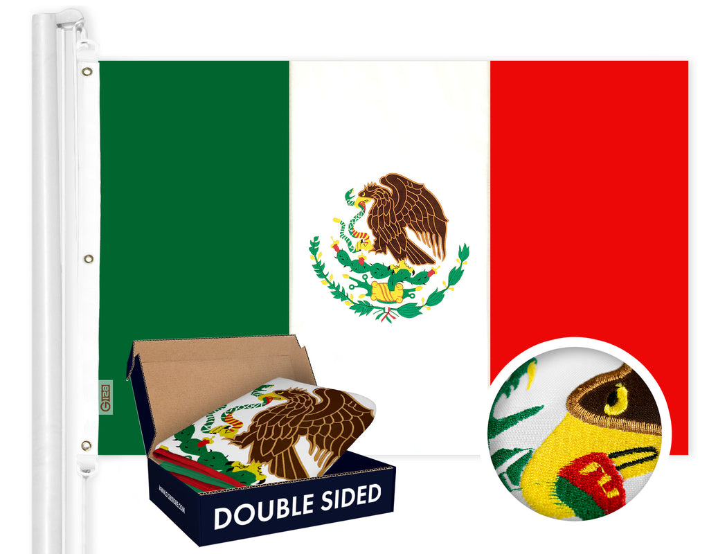 G128 Mexico Mexican Flag | 6x10 Ft | Double ToughWeave Series