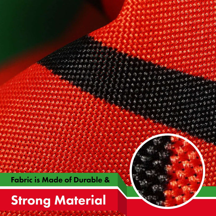 G128 5 Pack: Malawi Flag | 3x5 Ft | LiteWeave Pro Series Printed 150D Polyester | Country Flag, Indoor/Outdoor, Vibrant Colors, Brass Grommets