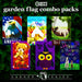 G128 set of 6 holiday and seasonal animals garden flags, 12x18 inch, photo 3