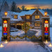 G128 Christmas nutcracker soldier door banners, 2 pack, 12 x 71 inch, photo 7