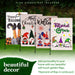 G128 set of 4 halloween, christmas, mardi gras gnomes garden flags, 12x18 inch, photo 8