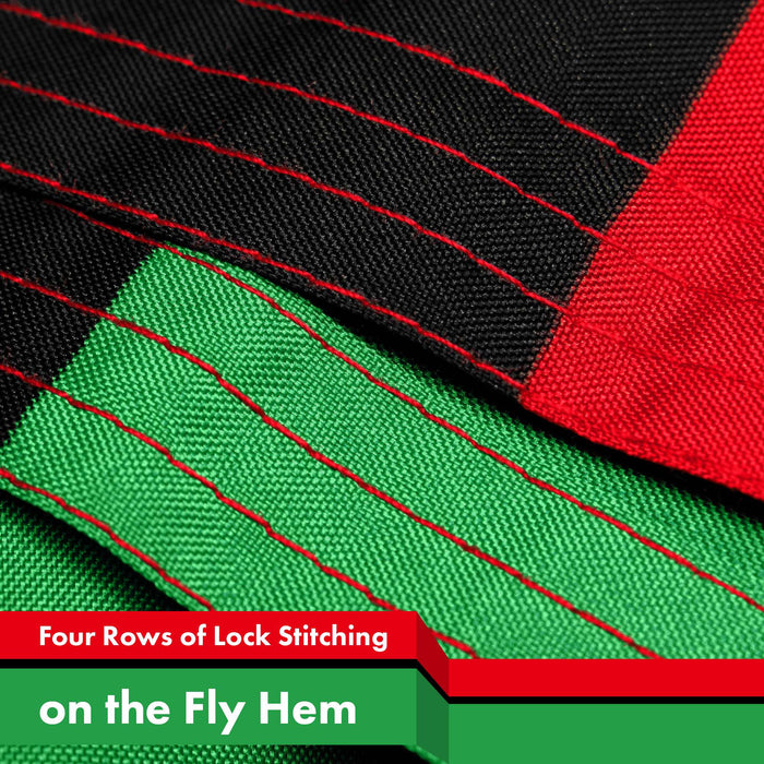 G128 Libya Libyan Flag | 3x5 Ft | LiteWeave Pro Series Printed 150D Polyester | Country Flag, Indoor/Outdoor, Vibrant Colors, Brass Grommets