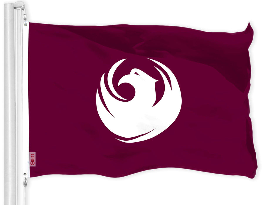 G128 Phoenix Flag | 3x5 Ft | LiteWeave Pro Series Printed 150D Polyester | City Flag, Indoor/Outdoor, Vibrant Colors, Brass Grommets