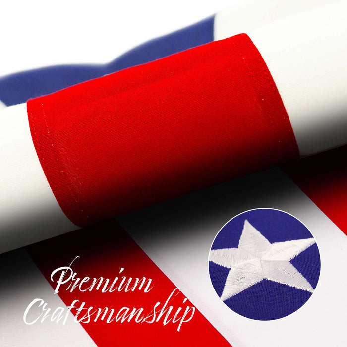 G128 Ohio OH State Flag | 2x3 Ft | StormFlyer Series Embroidered 220GSM Spun Polyester | Embroidered Design, Indoor/Outdoor, Brass Grommets, Heavy Duty, All Weather
