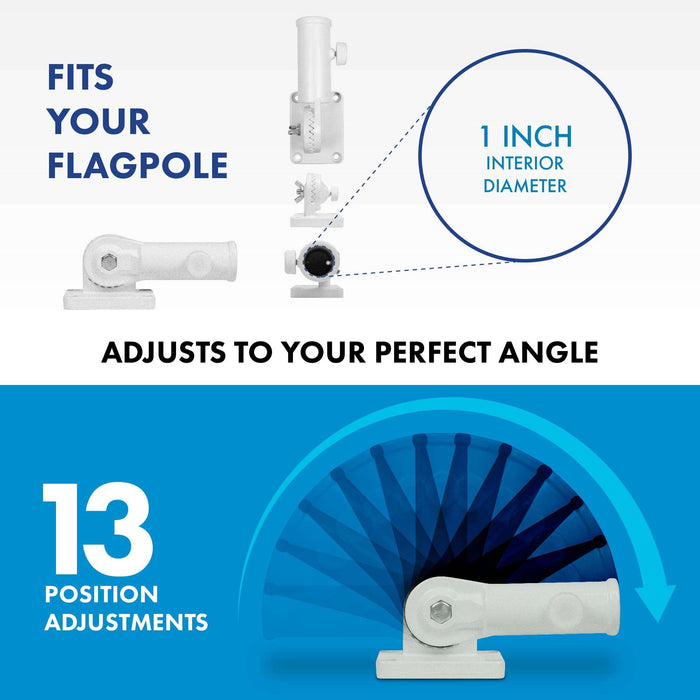 G128 Combo Pack: 6 Ft Twist Free Aluminum Spinning Flagpole (Silver) & Jordan Flag | 3x5 Ft | LiteWeave Pro Series Printed 150D Polyester | Pole with Flag Included