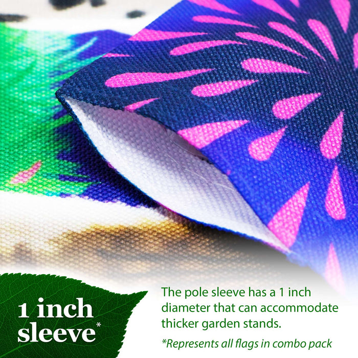 G128 set of 6 holiday and seasonal animals garden flags, 12x18 inch, photo 4