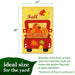 G128 set of 4 seasonal pickup trucks garden flags, 12x18 inch, photo 2