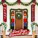 G128 Merry Christmas buffalo plaid door banners, 2 pack, 12 x 71 inch, photo 9
