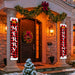 G128 Merry Christmas buffalo plaid door banners, 2 pack, 12 x 71 inch, photo 8