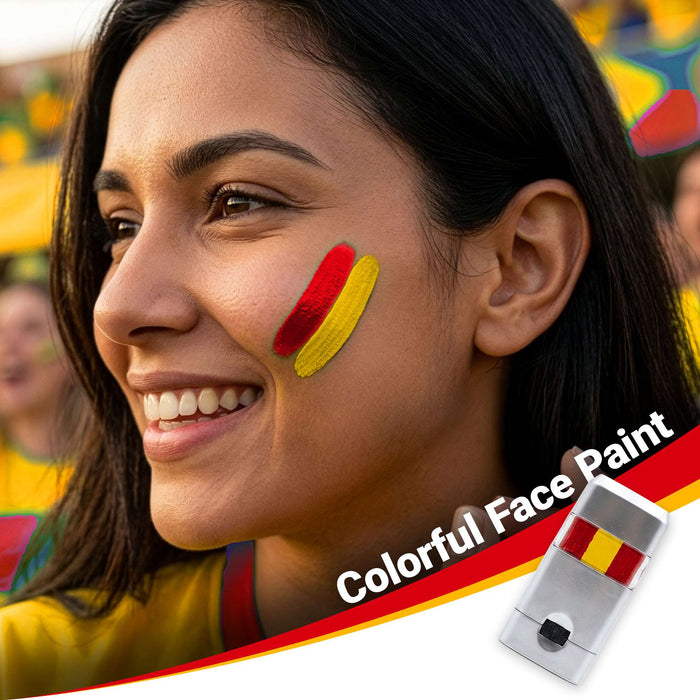 G128 World Soccer Tournament 2026 Cup Soccer Fan Set 6PCS, Spain Fan Merch with Flag and Koozie, Accessories for Sports Parties
