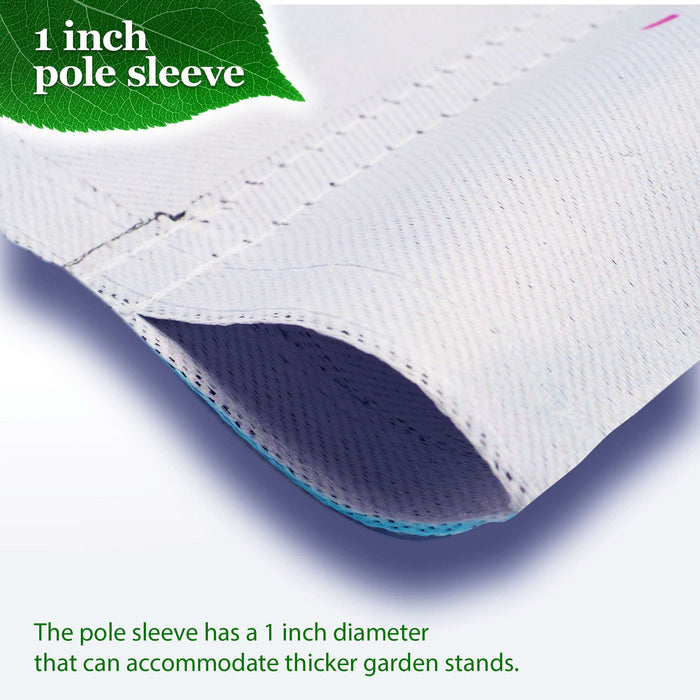 G128 Combo Pack: Garden Flag Stand 36x16IN & Garden Flag Happy Graduation Congrats Cap Printed 12x18IN Double Sided