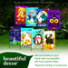 G128 set of 8 love and holiday animals garden flags, 12x18 inch, photo 8