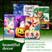 G128 set of 6 leprechaun and halloween cat garden flags, 12x18 inch, photo 7