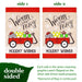 G128 set of 4 seasonal pickup trucks garden flags, 12x18 inch, photo 3
