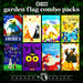 G128 set of 8 patriotic and holiday animals garden flags, 12x18 inch, photo 4