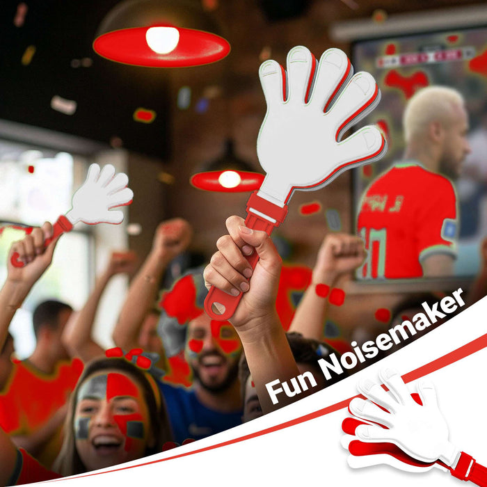 G128 World Soccer Tournament 2026 Cup Soccer Fan Set 6PCS, England Fan Merch with Flag and Koozie, Accessories for Sports Parties