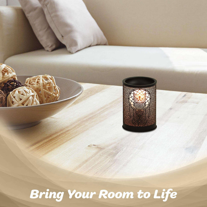 G128 Owl Scented Melter, Wax Melt Warmer for Scented Wax, Candle Burner, Electric Wax Heater Fragrance Essential Oil Burner for Spa Yoga Gym Office Home Decor