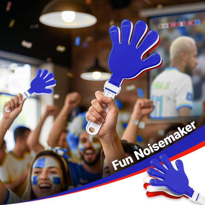 G128 World Soccer Tournament 2026 Cup Soccer Fan Set 6PCS, USA Fan Merch with Flag and Bracelet, Accessories for Sports Parties
