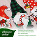 G128 set of 4 christmas, summer, valentine's gnomes garden flags, 12x18 inch, photo 7