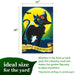 G128 set of 4 holiday animals garden flags, 12x18 inch, photo 3