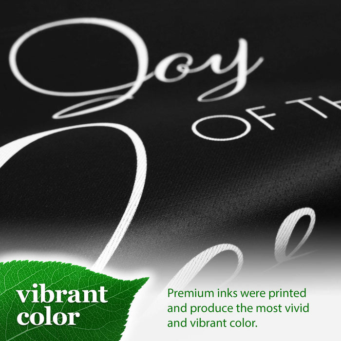 G128 Joy of the Lord Scripture Garden Flag 12x18 In Double Sided Bible Verses Yard Garden Lawn Decoration