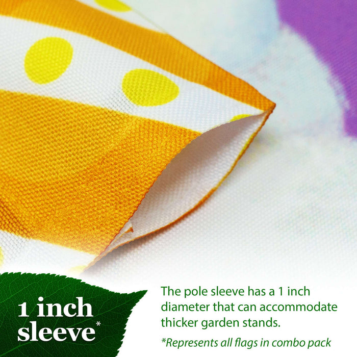 G128 set of 8 holiday and seasonal animals garden flags, 12x18 inch, photo 5