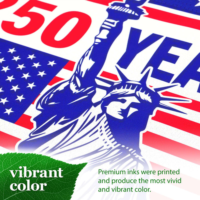G128 USA 250th Anniversary Garden Flag 12x18 In Double Sided Printed Patriotic Yard Decoration | 1776-2026 Statue of Liberty Flag