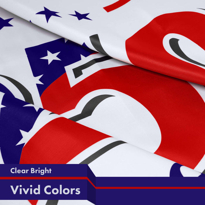 G128 Combo Pack: American USA Flag 3x5 Ft & USA 250th Anniversary Flag 3x5 Ft