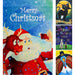 G128 set of 4 holiday animals garden flags, 12x18 inch