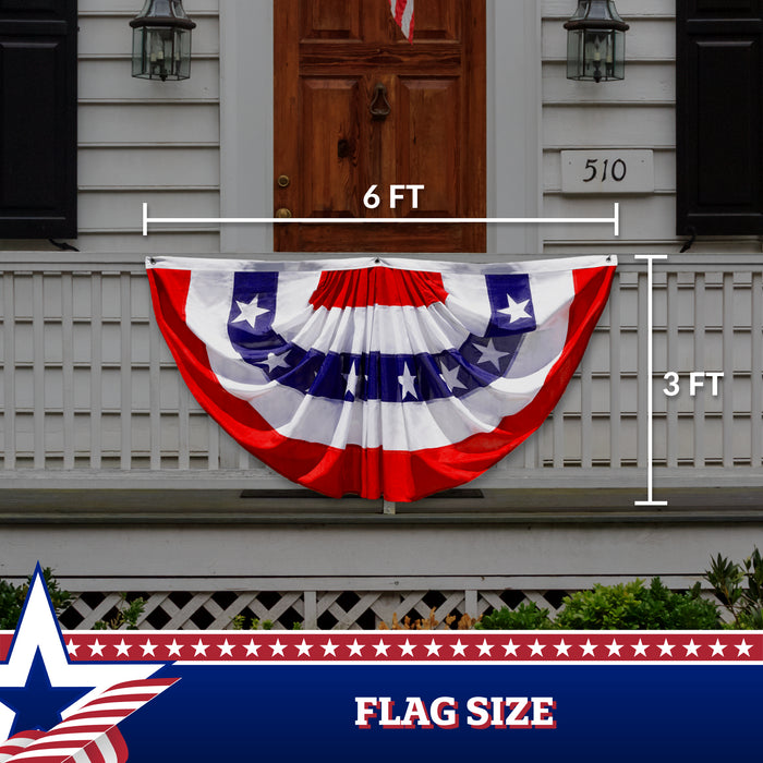 Fan Flag 3x6FT 5-Pack Printed Polyester By G128