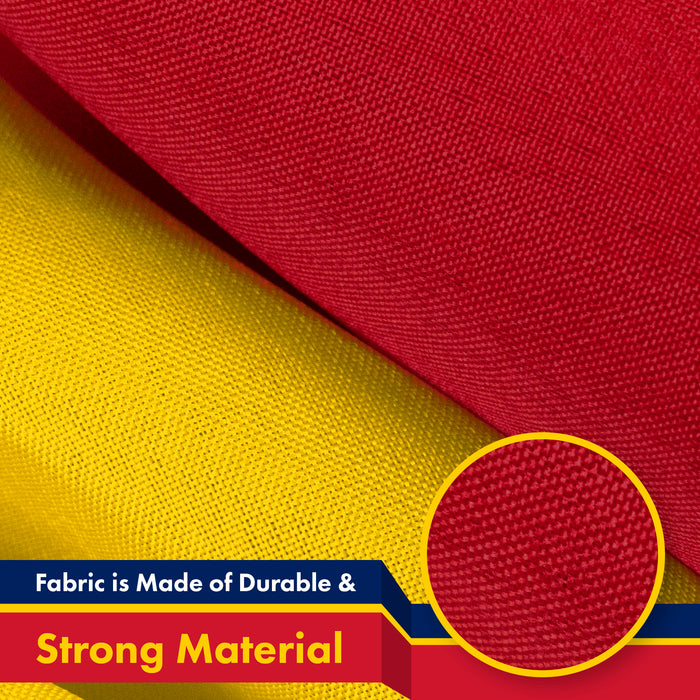 G128 10 Pack: Chad (Chadian) Flag | 3x5 feet | Printed 150D Indoor/Outdoor, Vibrant Colors, Brass Grommets, Quality Polyester, Much Thicker More Durable Than 100D 75D Polyester