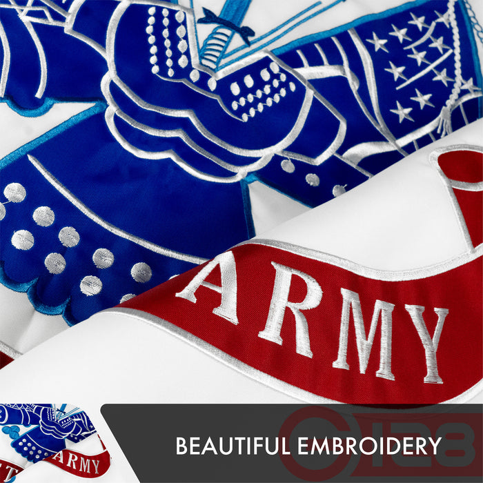 US Army Flag | 3x5 Ft, 10-Pack, Double-sided, Embroidered Polyester By G128