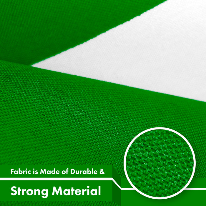 Nigeria Nigerian Flag 3x5 Ft 5-Pack 150D Printed Polyester By G128