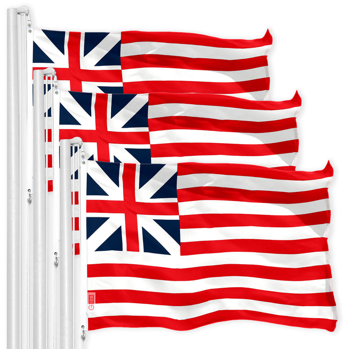 Grand Union Flag 3x5 Ft 3-Pack 150D Printed Polyester By G128