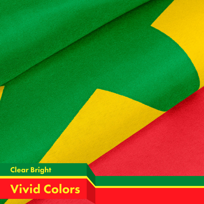 Senegal Senegalese Flag 3x5 Ft 2-Pack 150D Printed Polyester By G128