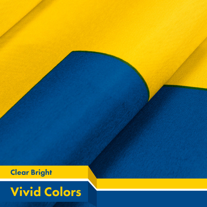 Sweden Swedish Flag 3x5 Ft 2-Pack 150D Printed Polyester By G128