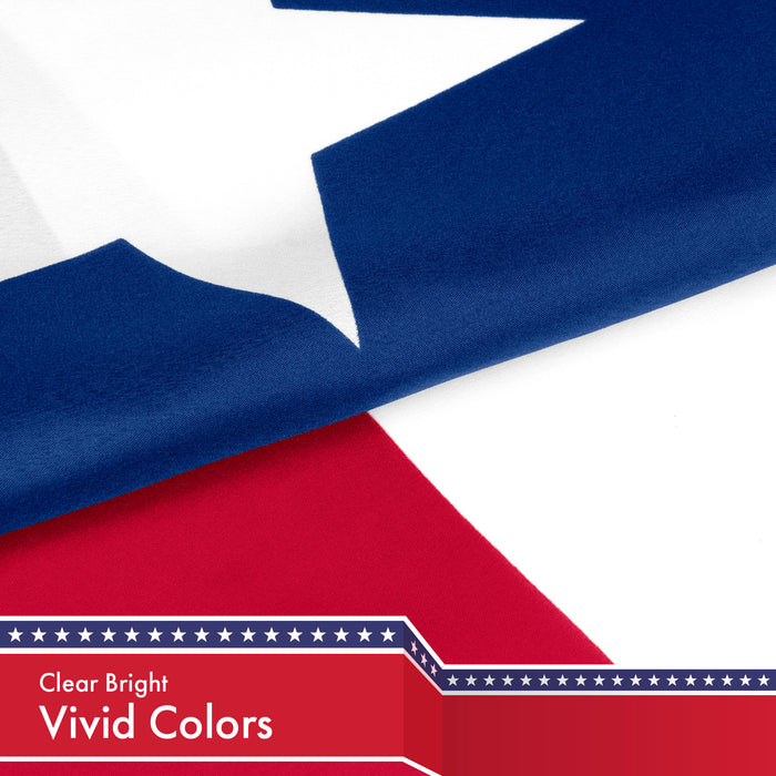 Texas TX State Flag 3x5 Ft 3-Pack 150D Printed Polyester By G128