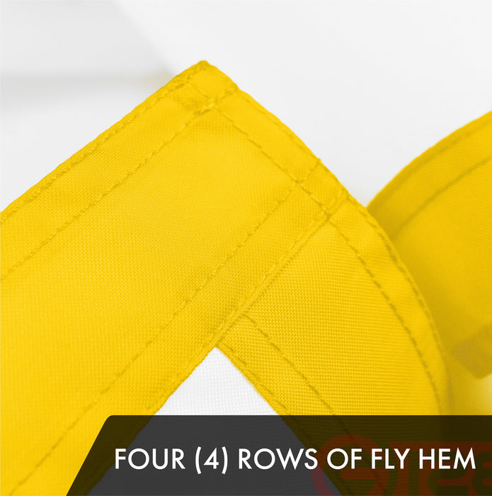 G128 3 Pack: Rhode Island RI  | 2.5x4 Ft | ToughWeave Series Embroidered 300D Polyester | Embroidered Design, Indoor/Outdoor, Brass Grommets
